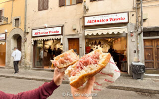 sanduíche do All'Antico Vinaio Florença