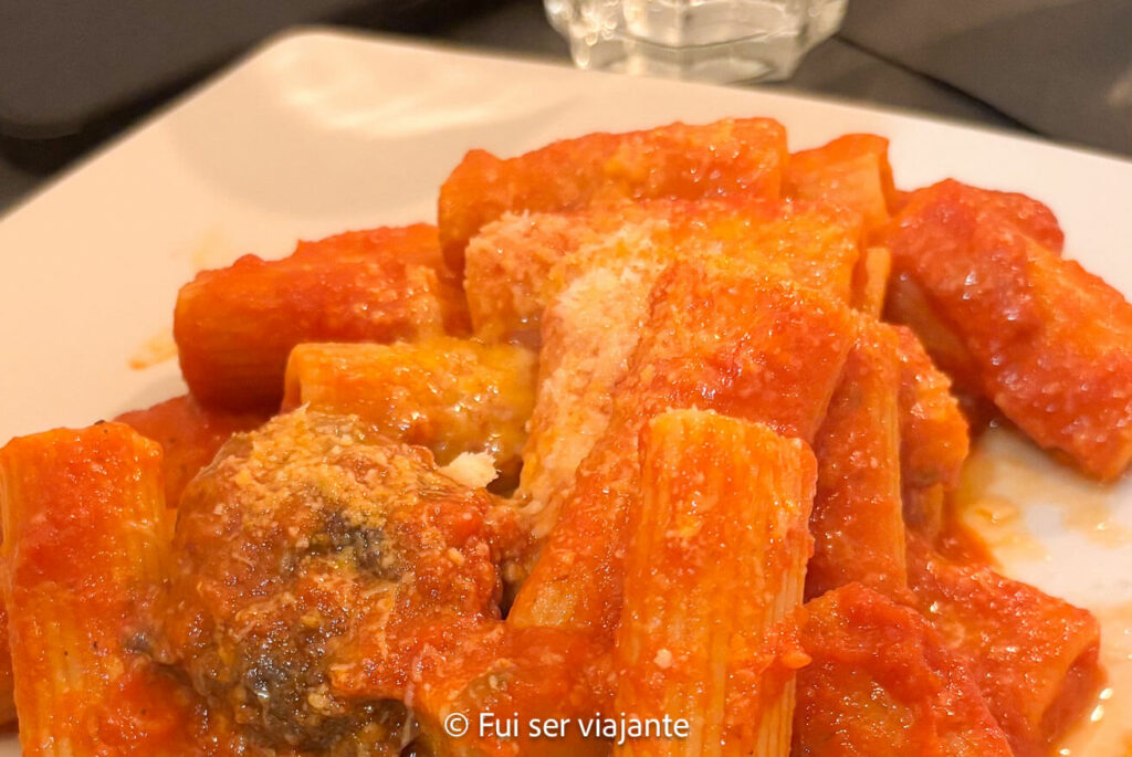 Amatriciana - massa para provar em Roma