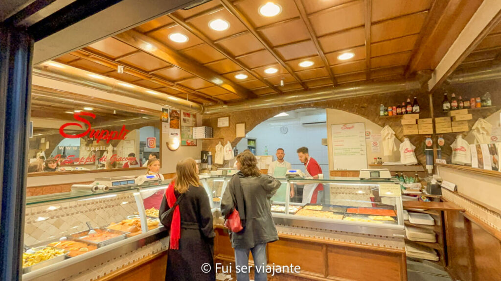 Supplì Roma Trastevere