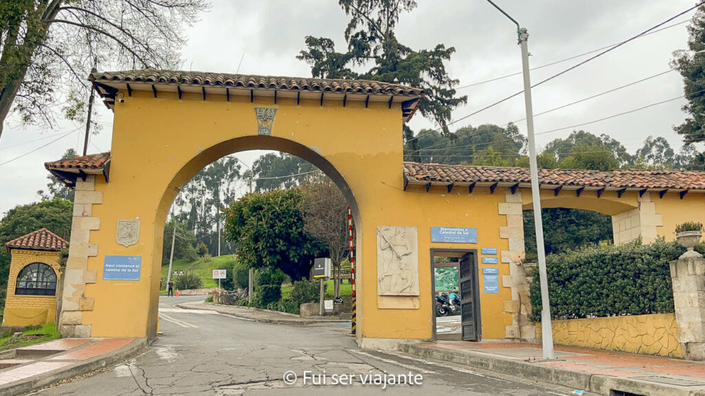 Portão do Parque de Sal em Zipaquirá
