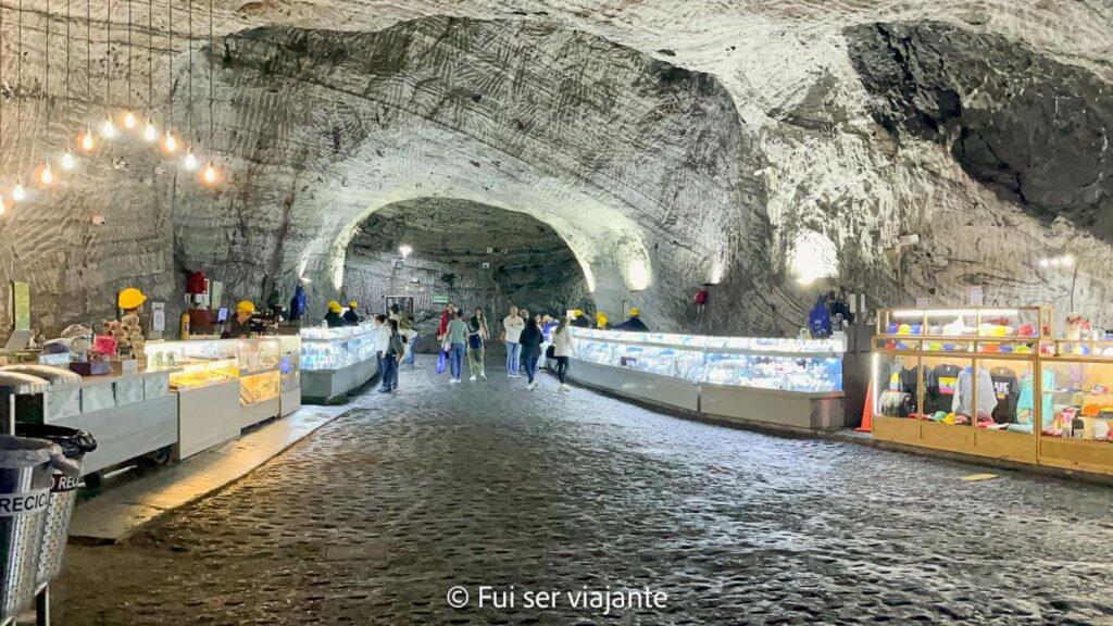 Lojas na Catedral de Sal de Zipaquirá