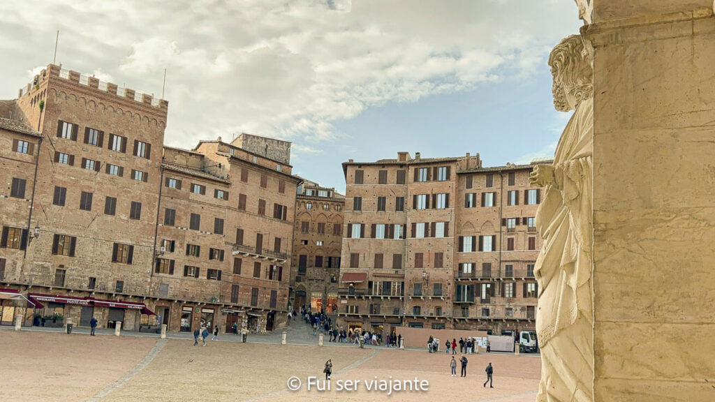 Piazza del Campo em Siena. Foto: Fui ser viajante
