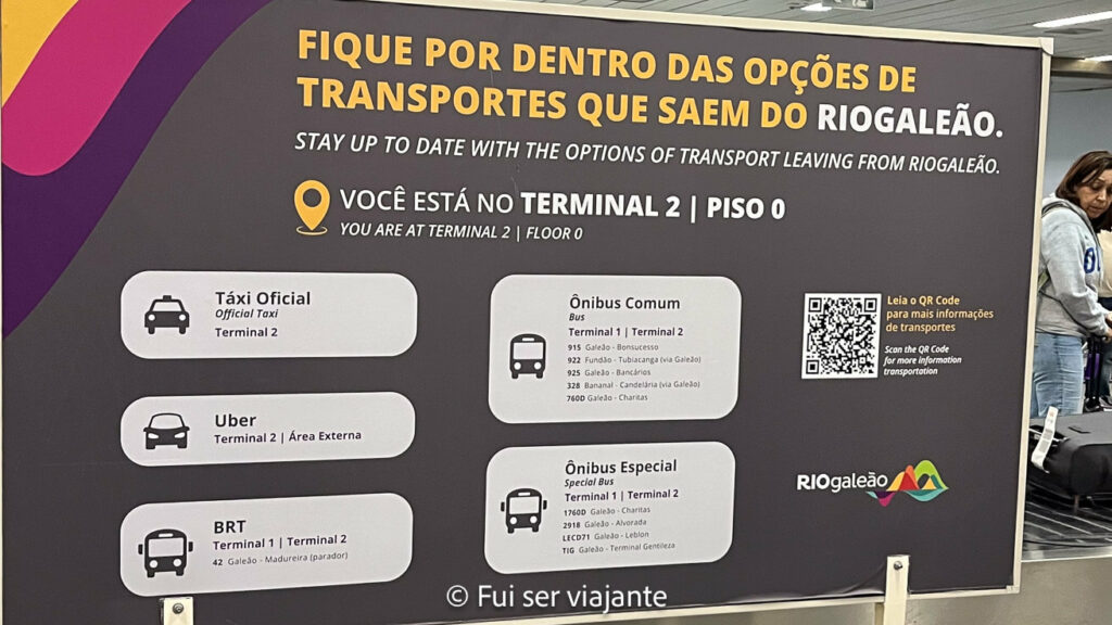 Como chegar ao aeroporto do Galeão Rio de Janeiro