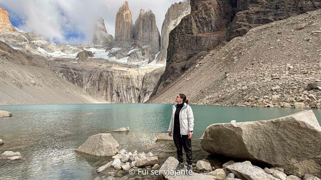 Trekking base Torres - Torres del Paine no Chile