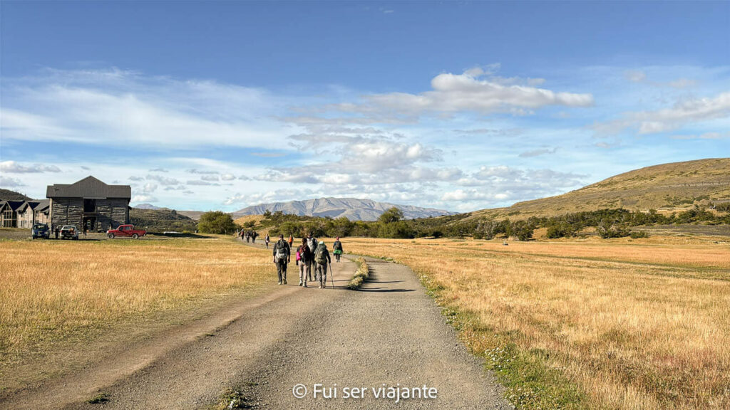 Chegada ao hotel Las Torres Patagónia