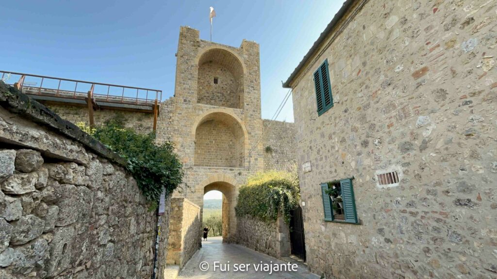 Monteriggioni Itália. Foto: Fui ser viajante