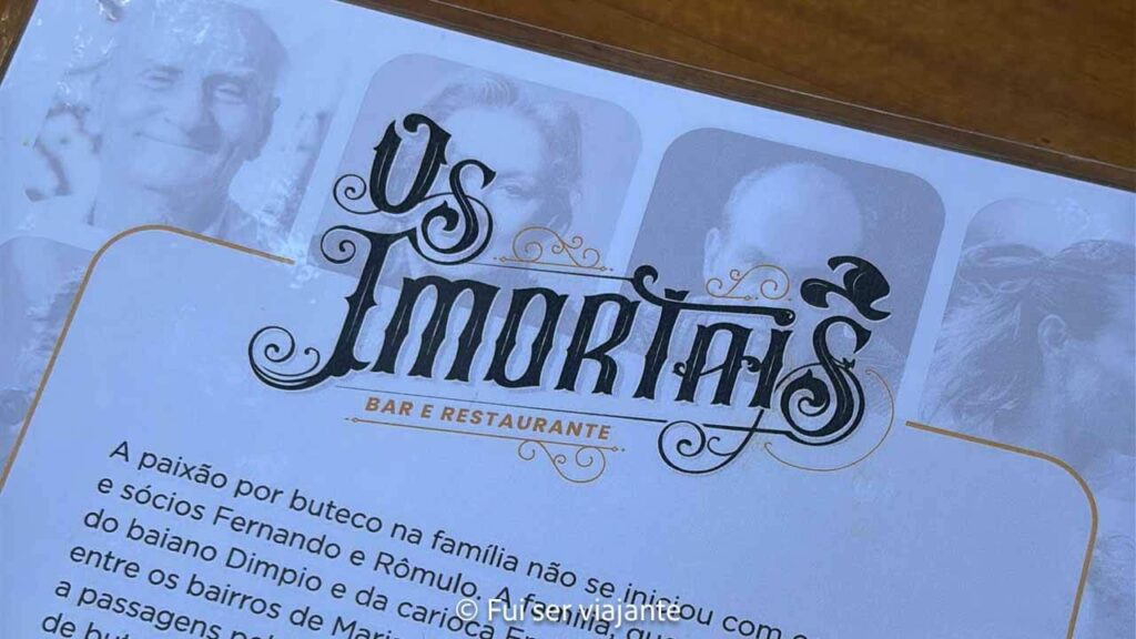 Os Imortais Bar em Copacabana