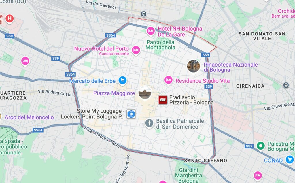 Centro histórico de Bolonha