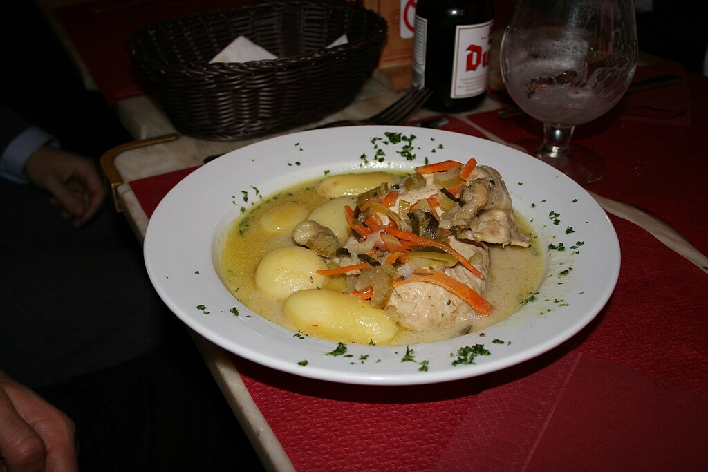 Waterzooi, comida típica da Bélgica