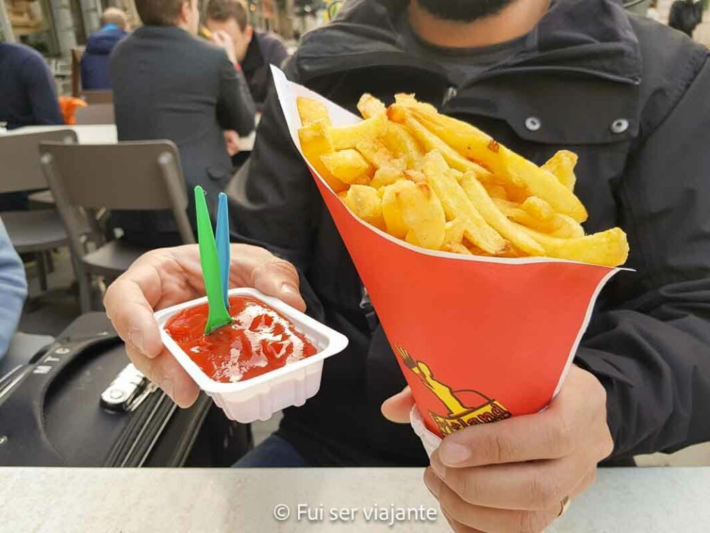 Comidas típicas da Bélgica - batata frita
