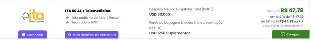 Seguro viagem Curaçao