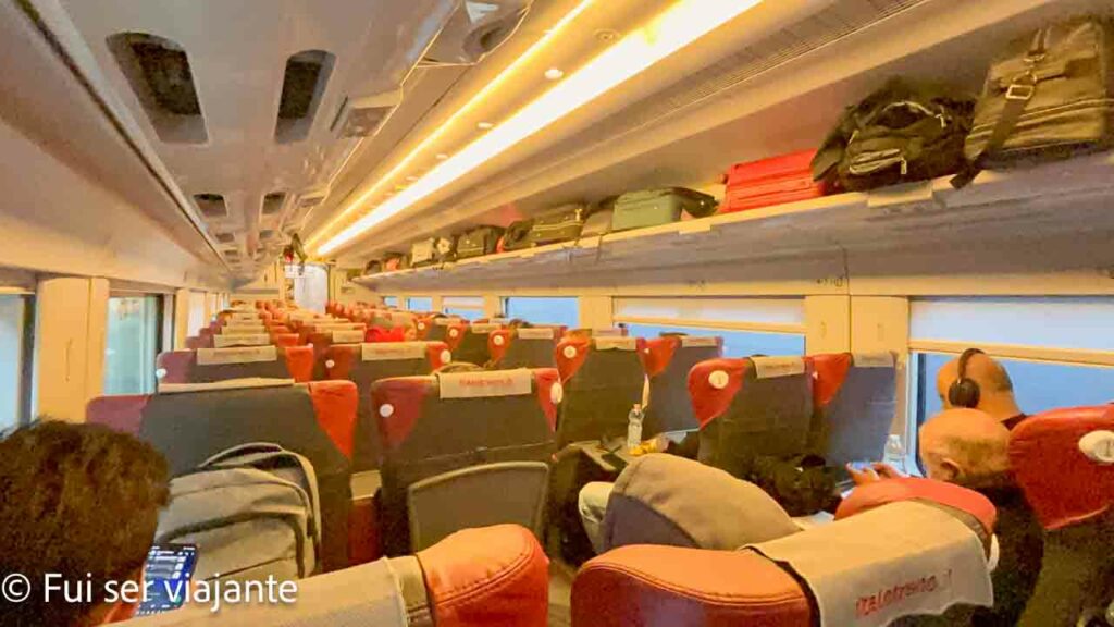 Trem de Roma a Florença