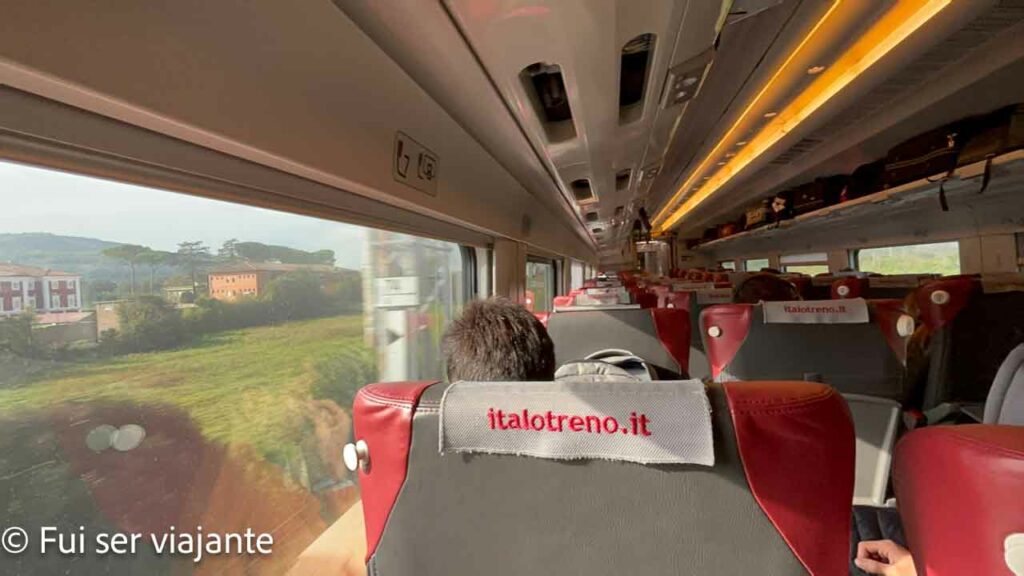 Trem de Roma a Florença