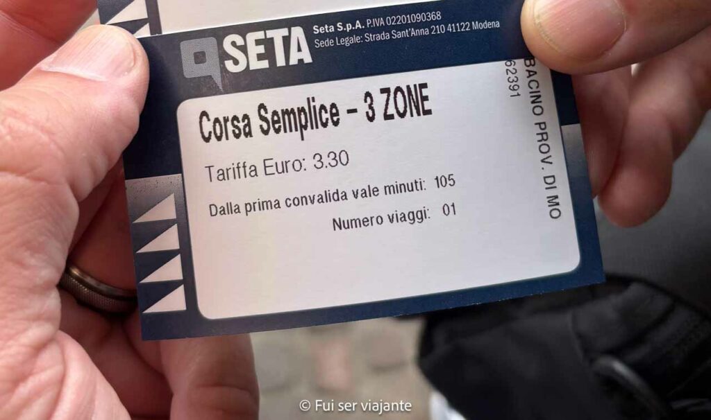 ônibus Modena - Maranello