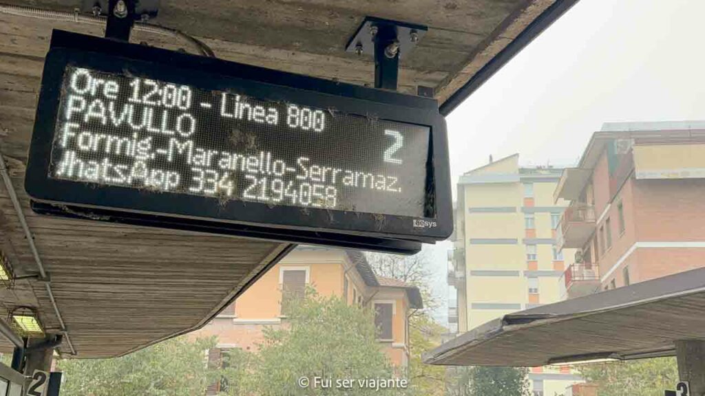 ônibus Modena - Maranello