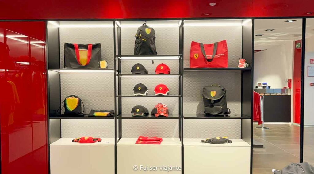 Loja oficial Museu Ferrari em Maranello