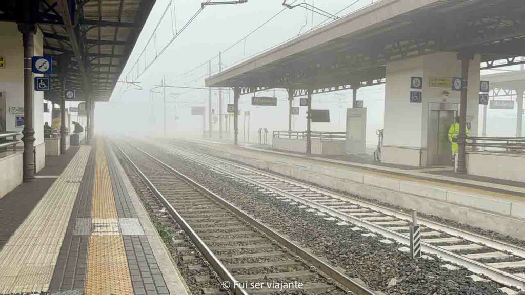 Estação de trem em Modena Itália