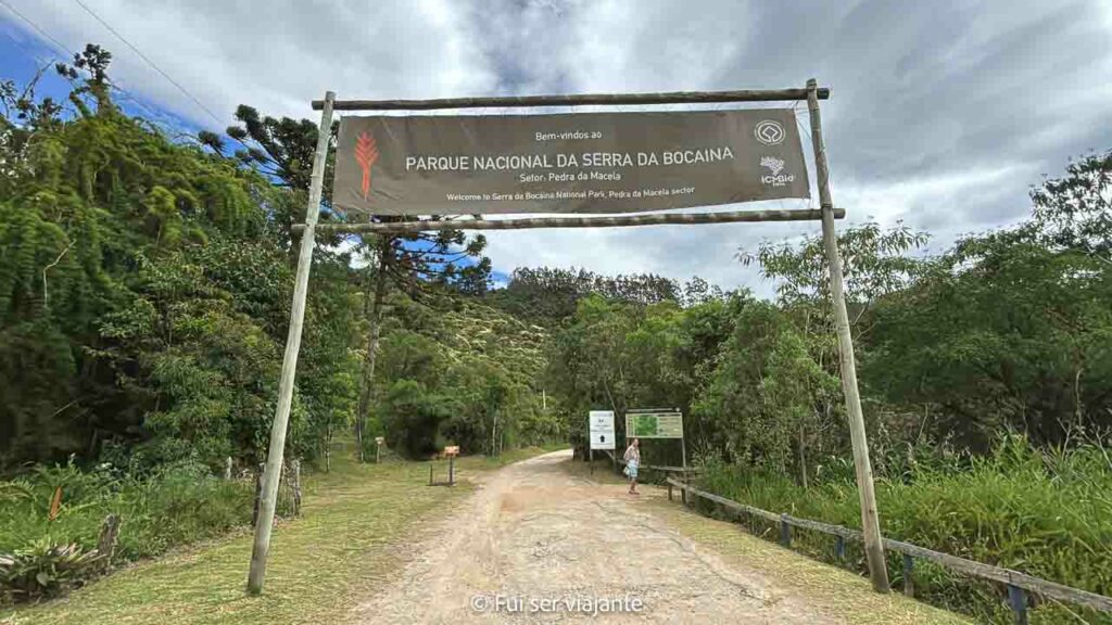 Entrada da trilha da Pedra da Macela, Cunha