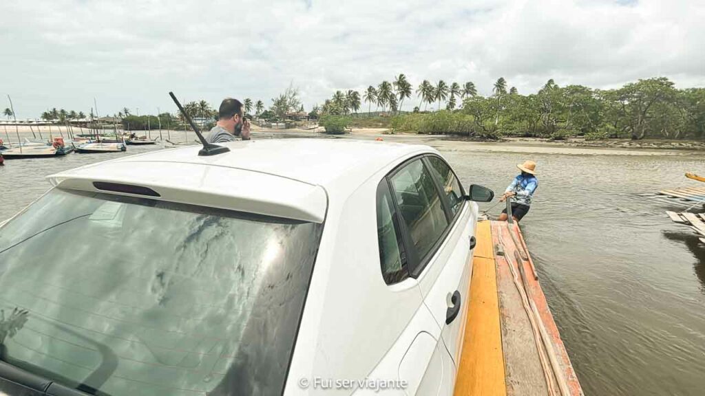 Travessia do rio Catu