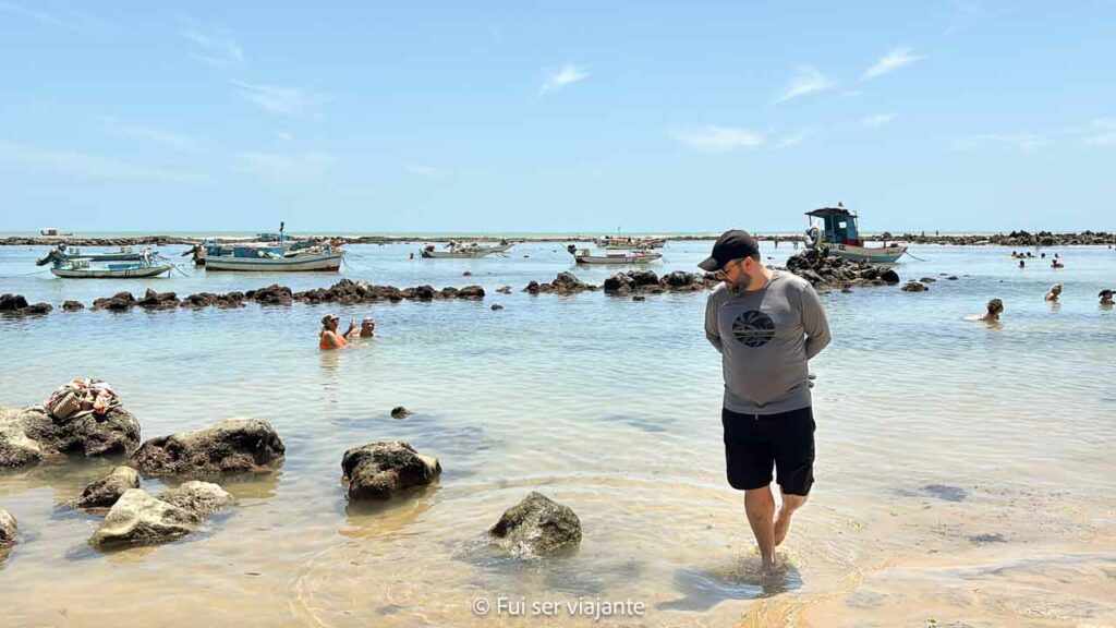 Praia do Centro em Pipa