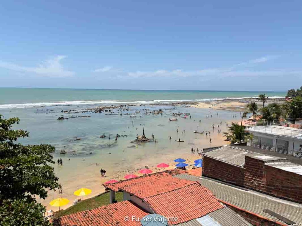 Praia do Centro em Pipa