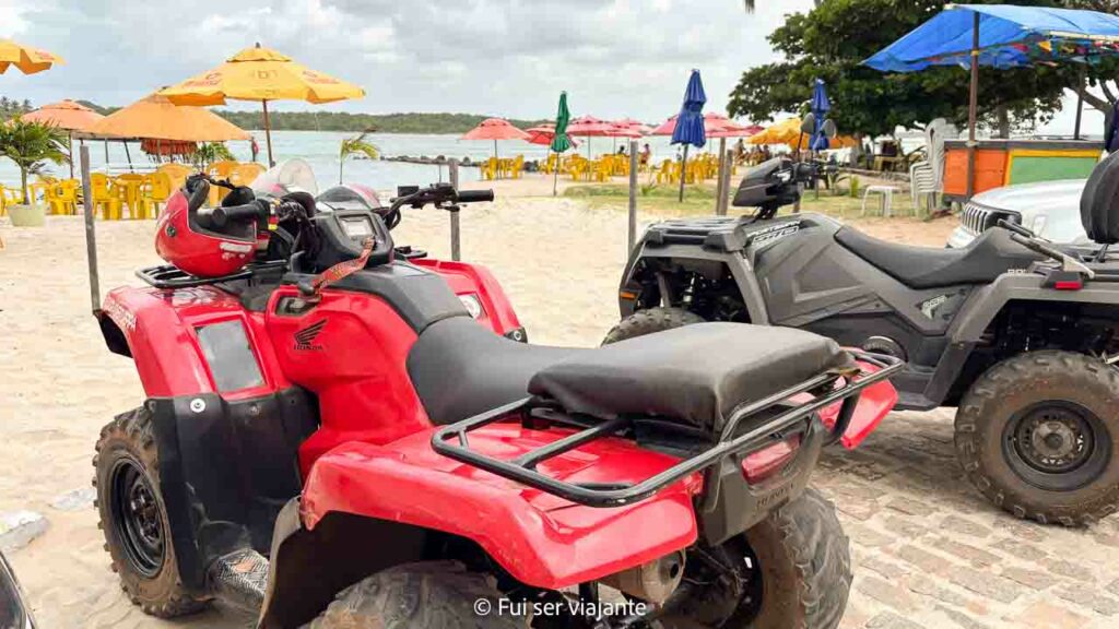 Passeio de quadriciclo em Pipa e região