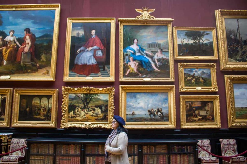 Pinturas do Museu Condé - Castelo de Chantilly. Foto: Fui Ser Viajante