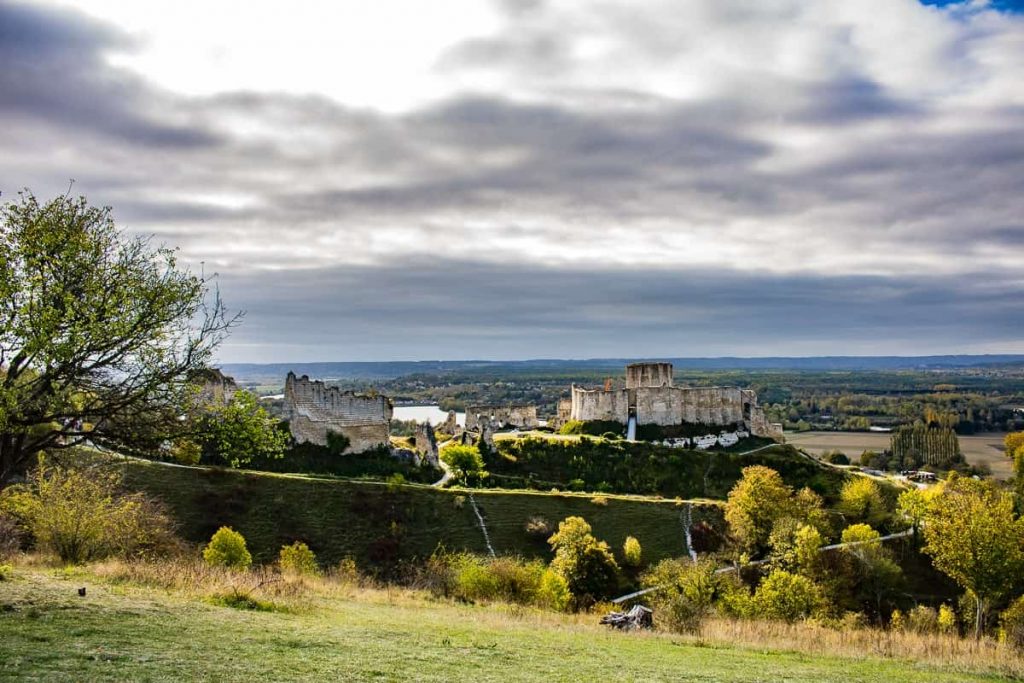 A vista do vale do Sena a partir do mirante do Château Gaillard | Foto: Fui ser viajante