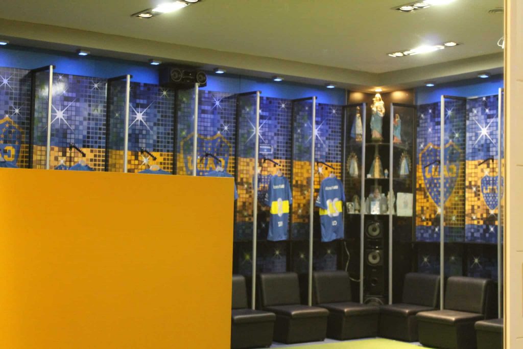 Vestiário Boca Juniors La Bombonera