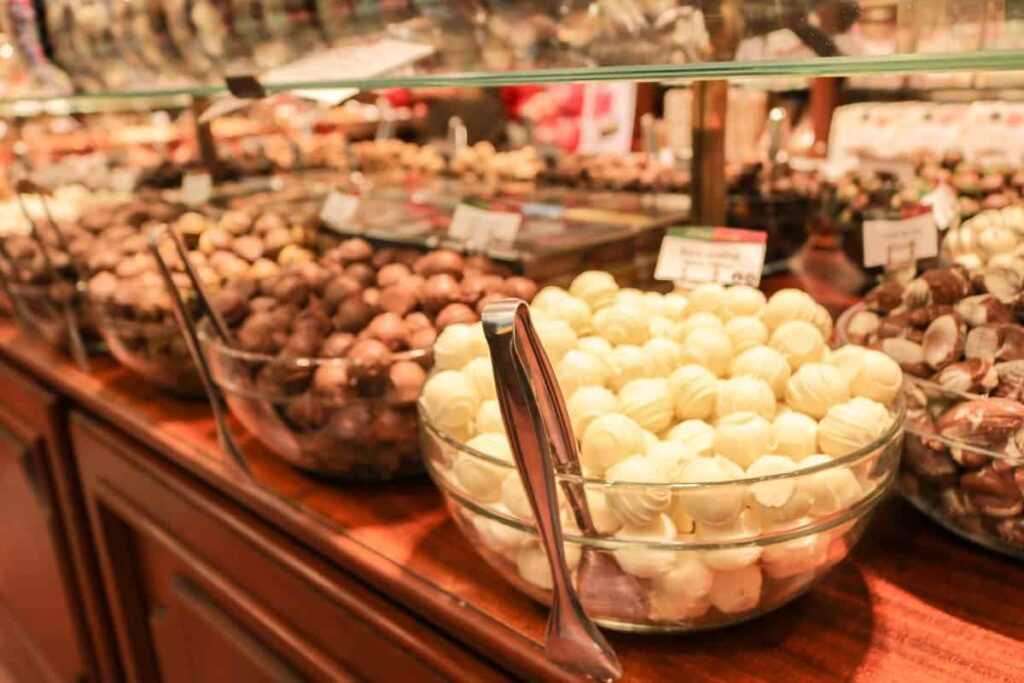 Chocolates na Bélgica