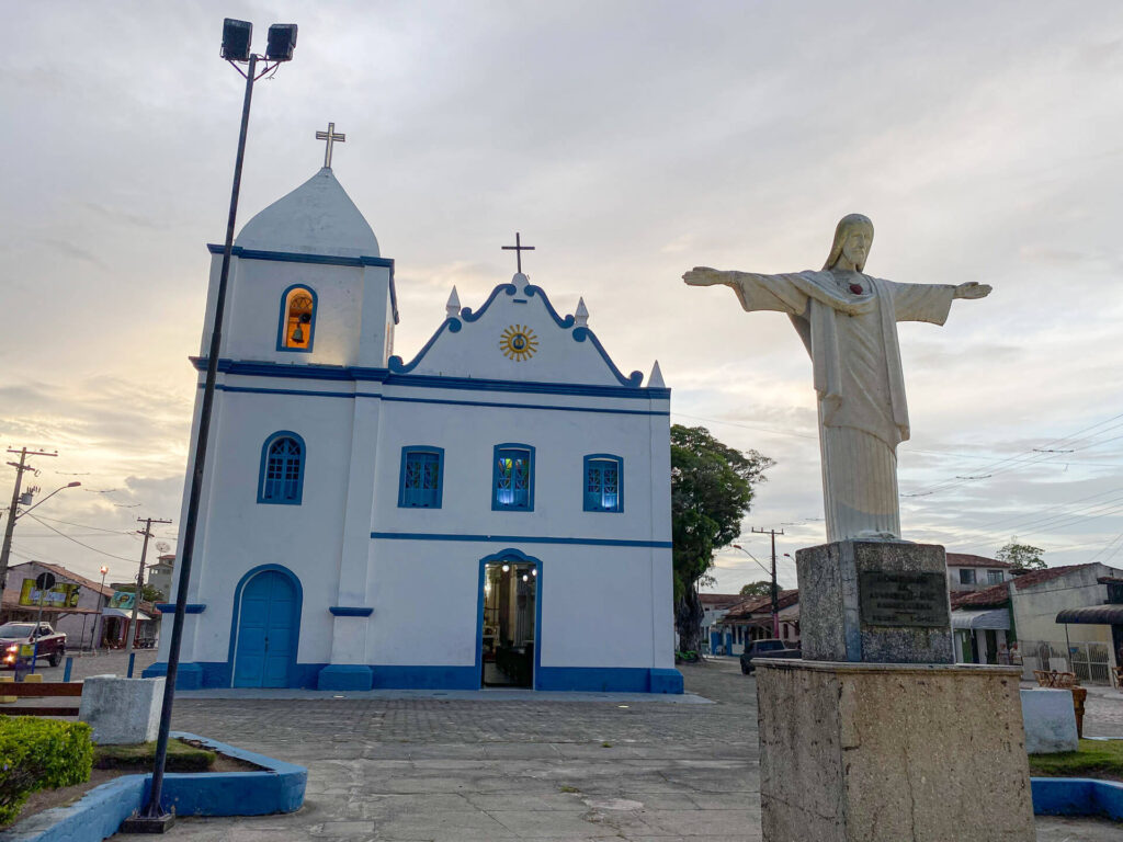Igreja Nossa Senhora da Purificação, centro histórico de Prado Bahia. Foto: Fui Ser Viajante