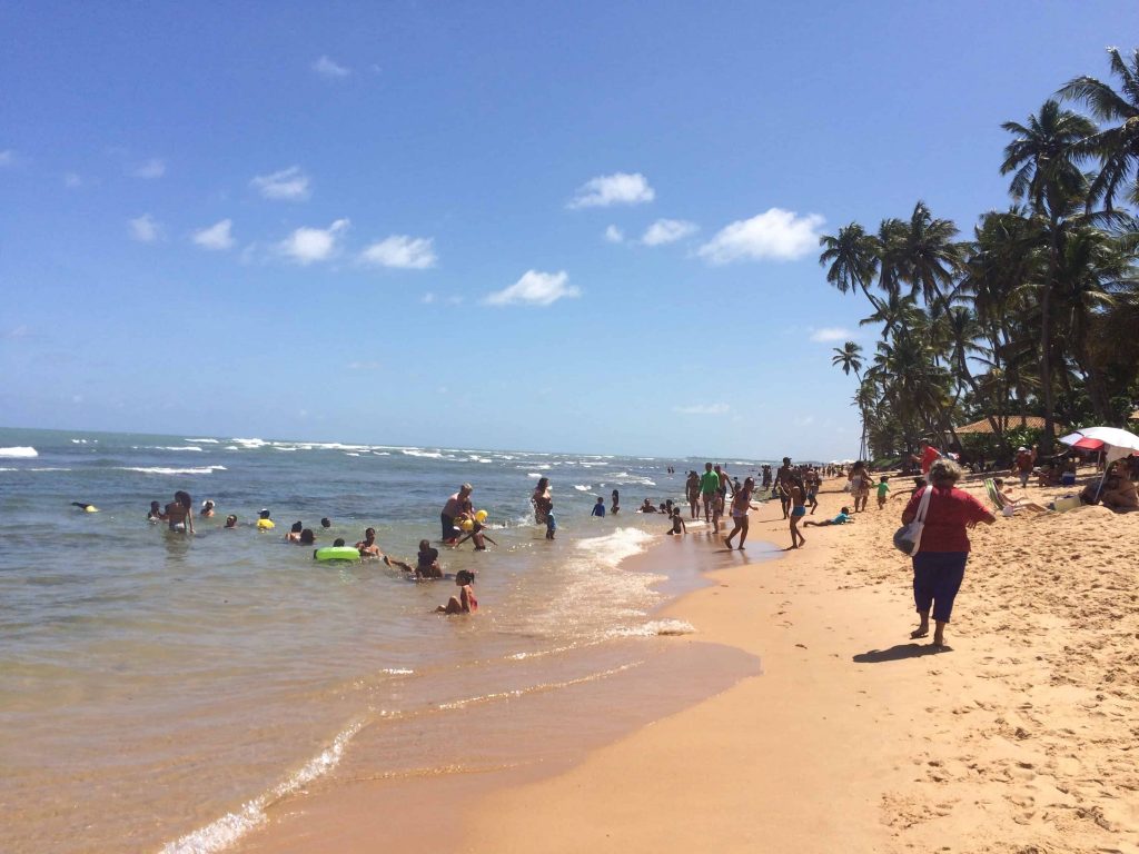 Praia de Salvador. Foto: Fui ser viajante