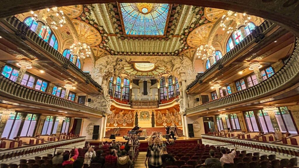 Palau de la Música Catalana, um dos tesouros escondidos de Barcelona. Foto: Fui ser viajante