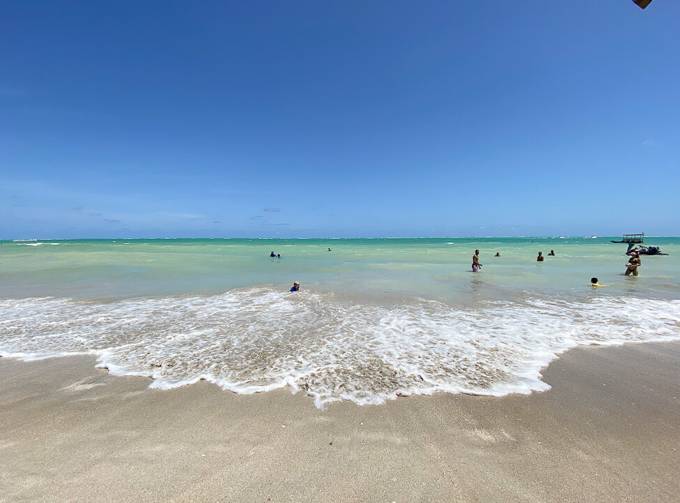 A vegetação nativa preservada é uma das marcas da Praia do Xaréu | Foto: Fui Ser Viajante