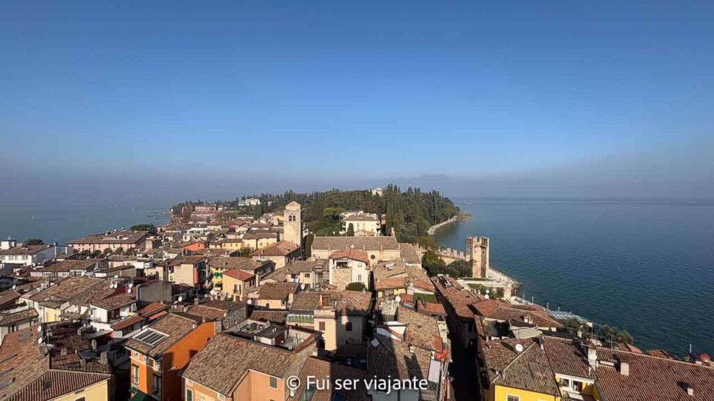 Vista da península de Sirmione. Foto: Fui ser viajante