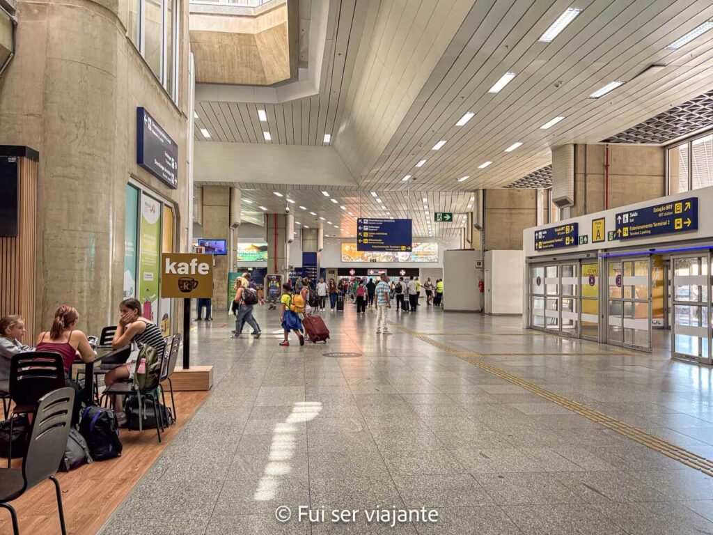Terminal 2 do aeroporto Galeão, no Rio de Janeiro. Foto: Fui ser viajante