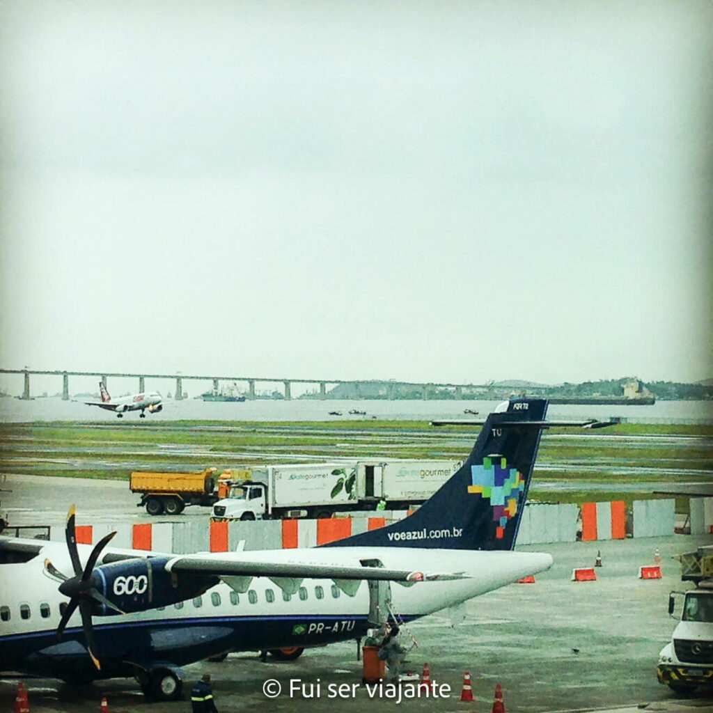 Pista de decolagem Aeroporto Santos Dumont Rio de Janeiro