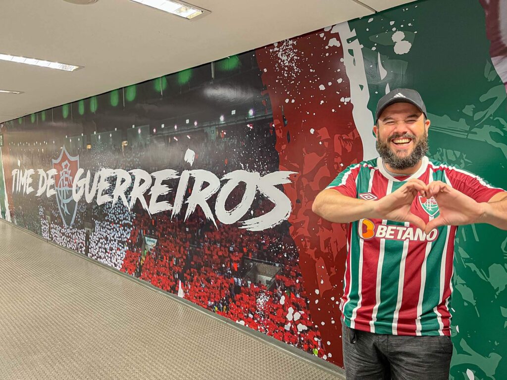 Entrada do Vestiário do Fluminense no maracanã