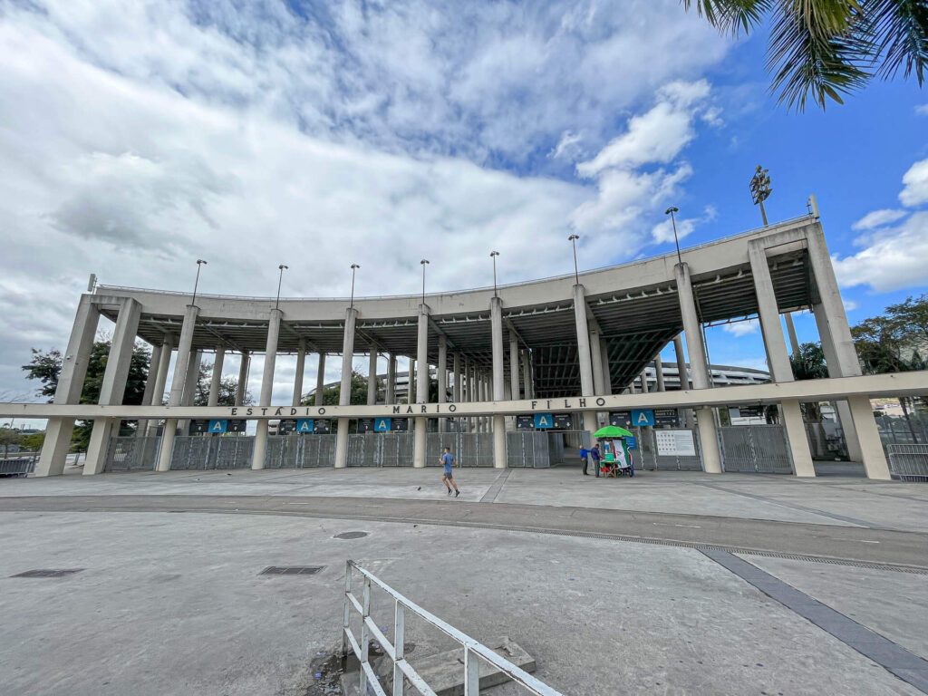 Fachada do estádio do maracanã RIo de Janeiro