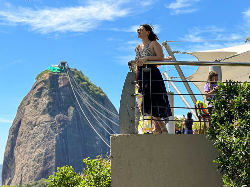 Vista da Praia Vermelha a partir do Morro da Urca Vista da Praia Vermelha desde o Morro da Urca. Foto: Fui ser viajante