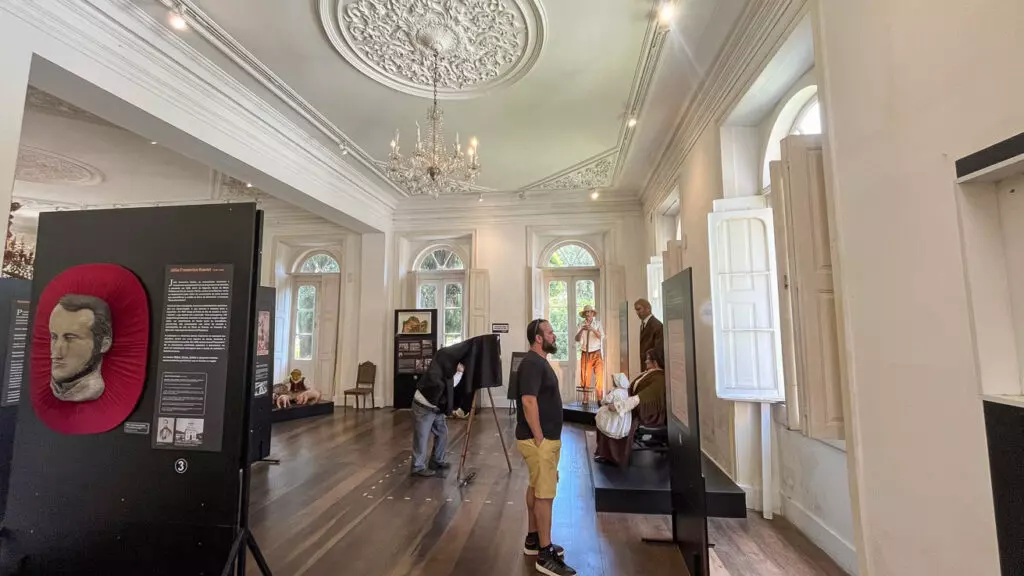 Salão da Casa da Princesa Isabel. Foto: Fui ser viajante
