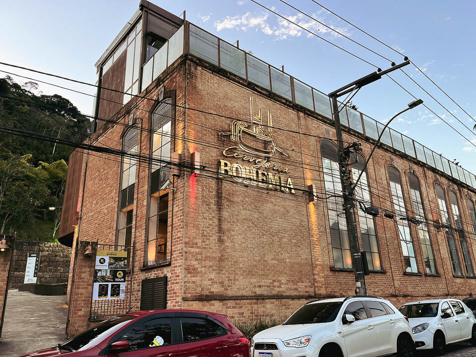 Cervejaria Bohemia em Petrópolis RJ. Foto: Fui Ser Viajante