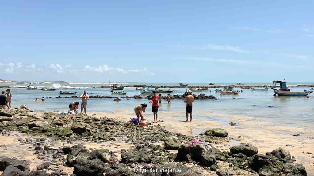 Praia do Centro em Pipa. Foto: Fui ser viajante