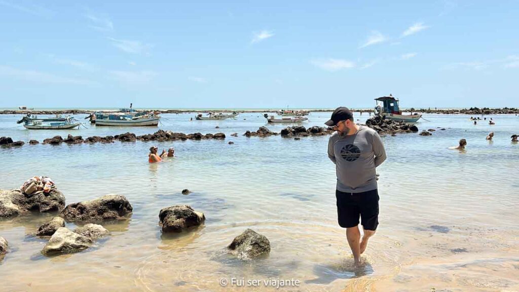 Praia do Centro em Pipa. Foto: Fui ser viajante